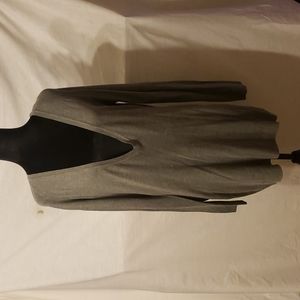 Long grey sweater